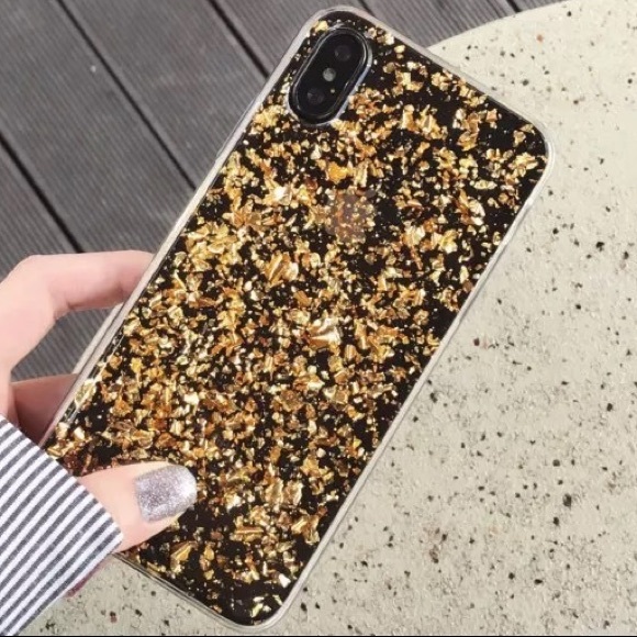 Accessories - Sparkling Golden Foil iPhone 7Plus/8Plus X Case